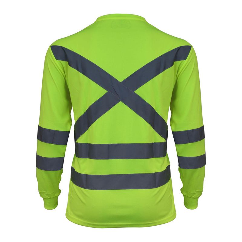 Polera-Polo-Dry-Fit-Verde-Fluor-M-Larga-UPF-25