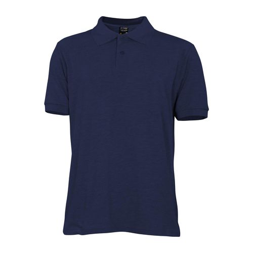 Polera Activex Pique Azul Marino M/Corta UV