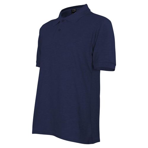 Polera Activex Pique Azul Marino M/Corta UV