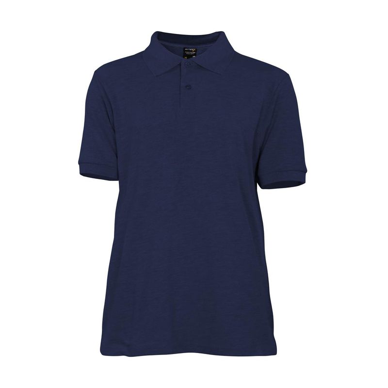 Polera-Activex-Pique-Azul-Marino-M-Corta-Mujer-UPF-40