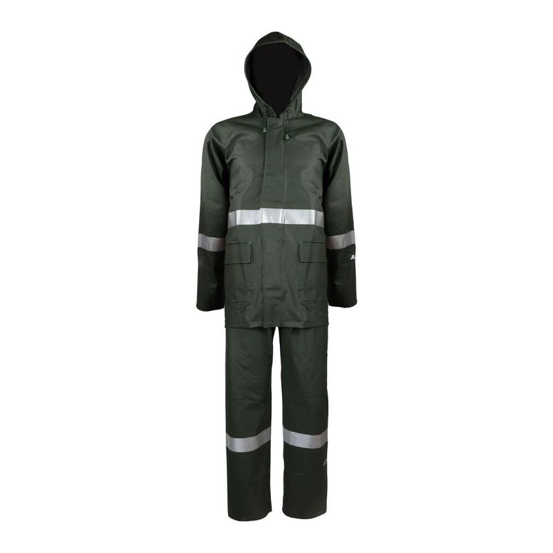 Traje-Verde-PU-Chaqueta-y-pantalon