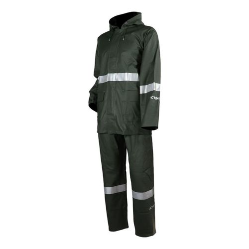 Traje Verde PU (Chaqueta y pantalón)