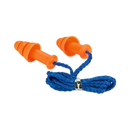 Tapon Auditivo HL Smarfit SMF-30  reusable Naranja c/cordon azul y caja 30 dB
