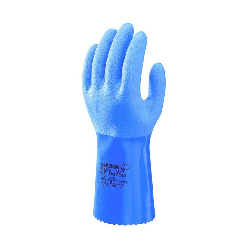 Guante-PVC-660-Azul-35-Cms