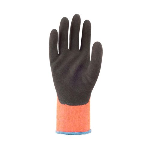 Guante Towa Polyester/Latex Powergrab Thermo 3/4 Naranjo