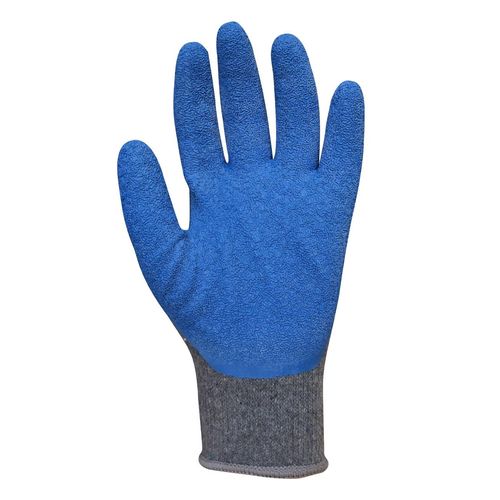 Guante Activex Multigrip Algodon/Latex Gris/Azul