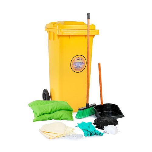 Kit de Derrame Universal 120Lt. DS43 Carro (Abs, Barr, Almo, paños, Bolsa, EPP, Pala y escob)