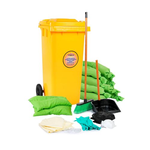 Kit de Derrame Universal 240Lt. DS43 Carro (Abs, Barr, Almo, paños, Bolsa, EPP, Pala y Escob)