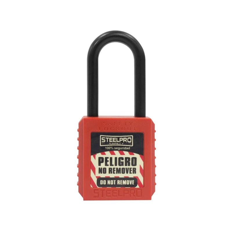 Candado-Steelpro-Dielectrico-Rojo