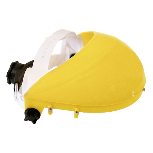 Casquete ABS Porta Visor Amarillo