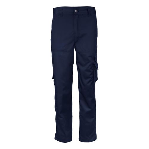 Pantalon Activex Cargo Gabardina 80/20 Azul UV