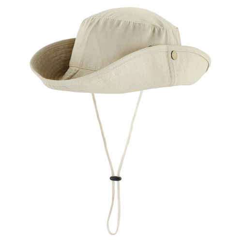 Gorro Tipo Pescador Beige 100% Algodón