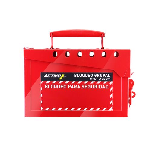 Caja de Bloqueo Activex para 16 candados Roja EP-8812