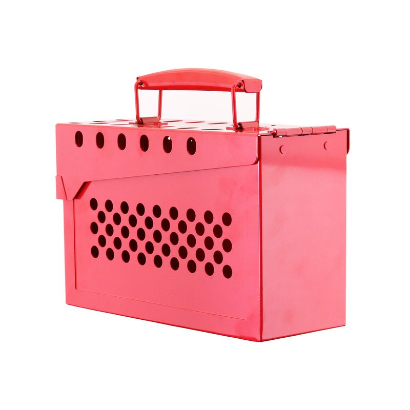 Caja-De-Bloqueo-Activex-Para-16-Candados-Roja-EP-8812