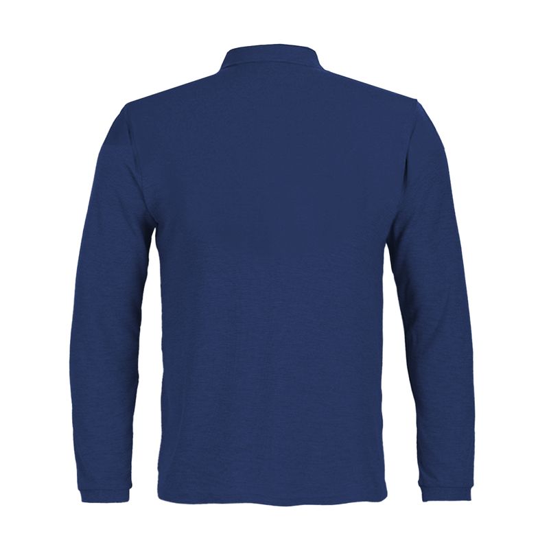 Polera Activex Pique Azul Marino M Larga UV Treck CL