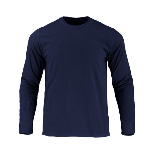 Polera Activex Polo Azul Marino M/Larga UV