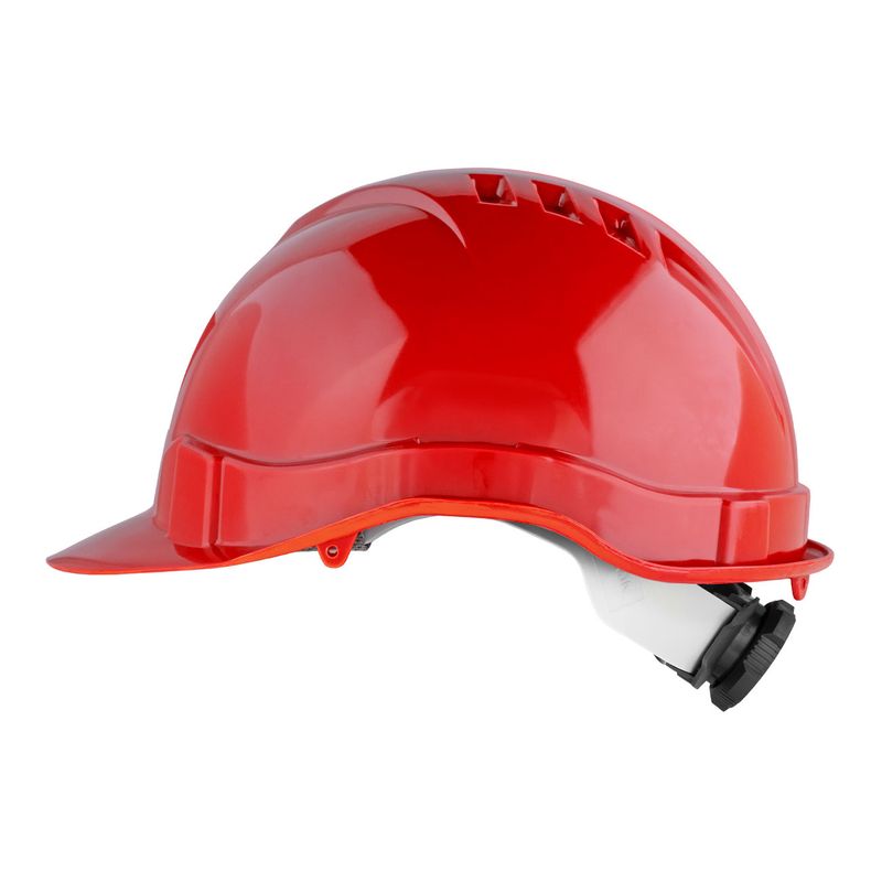 Casco-Activex-I-Rojo-Arnes-cinta-6-Puntas-Ratchet