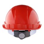 Casco-Activex-I-Rojo-Arnes-cinta-6-Puntas-Ratchet