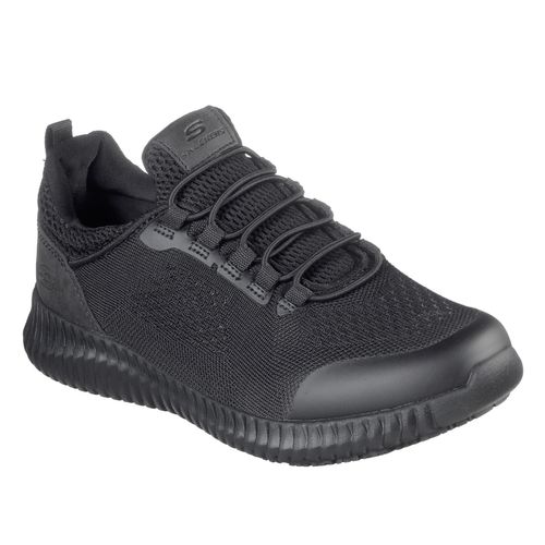 Zapatilla de Trabajo Skechers Cessnock - Carrboro SR Negro Mujer