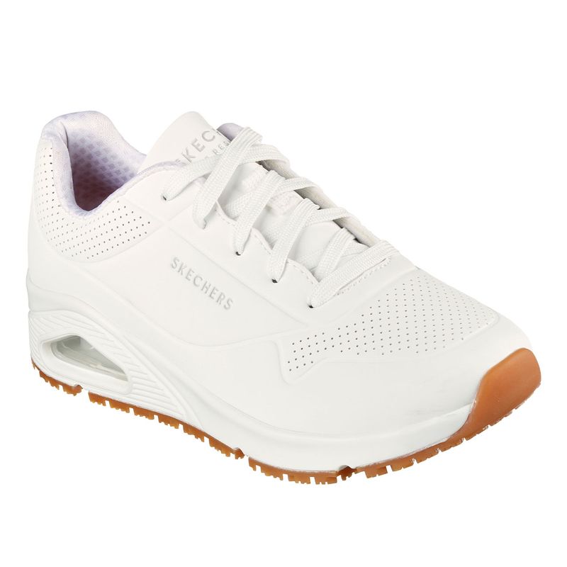 Tenis fashion skechers mujer blancos