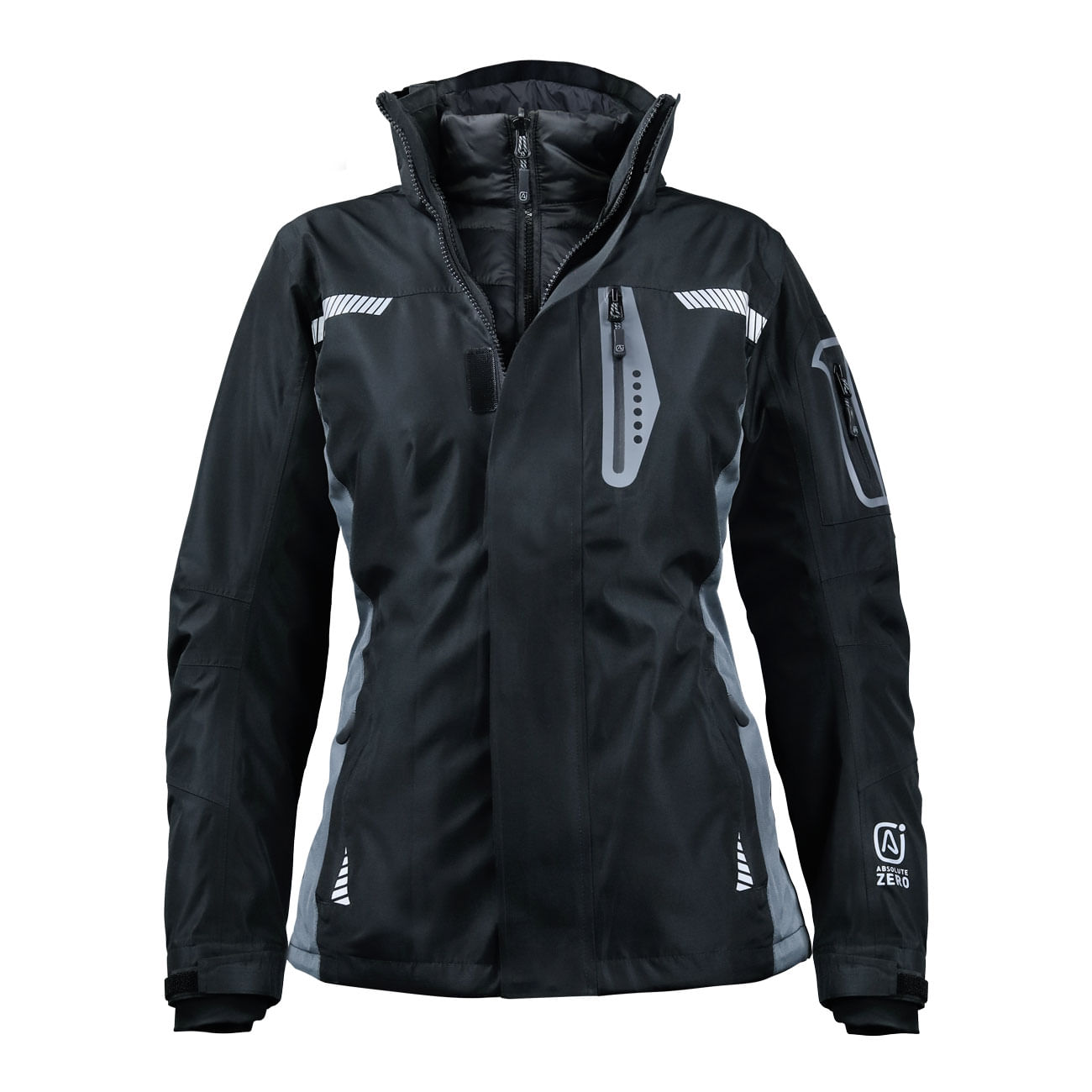 Parka Absolute Zero impermeable Mujer 3 en 1 Negro Z-8100 - Treck CL