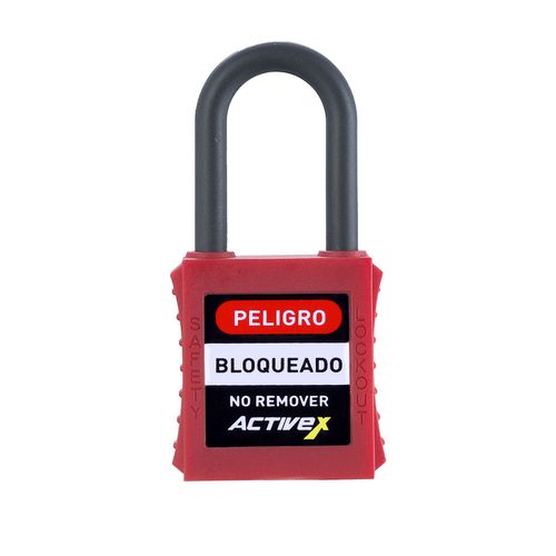 Candado Activex D31 Dieléctrico Rojo