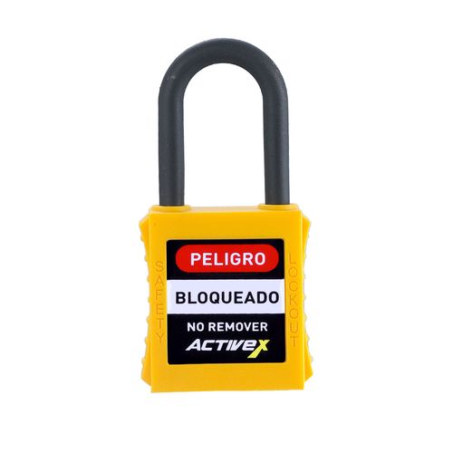 Candado Activex D31 Dieléctrico Amarillo