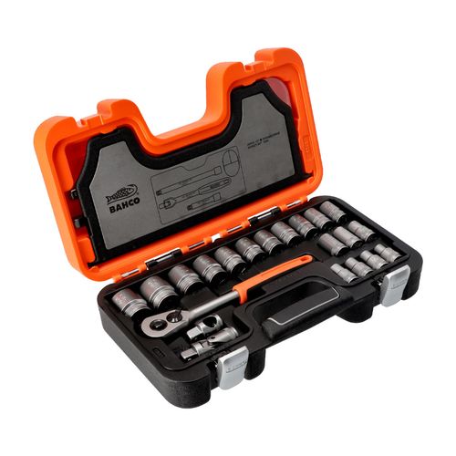 Maleta Dados De 1/2" 24 Piezas