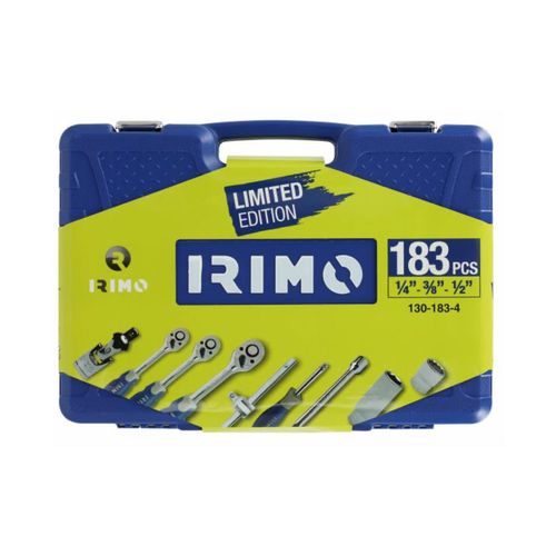Caja Dados Irimo 1/4" y 1/2" 109 Piezas