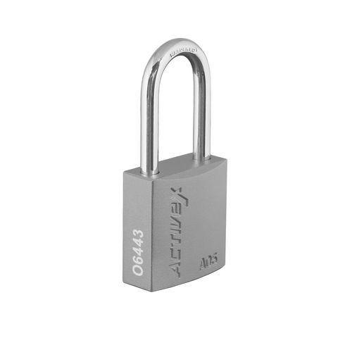 Candado Activex A05 Cuerpo Aluminio Plateado