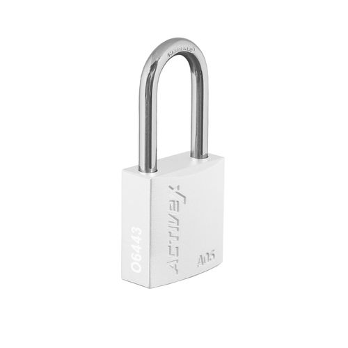 Candado Activex A05 Cuerpo Aluminio Blanco