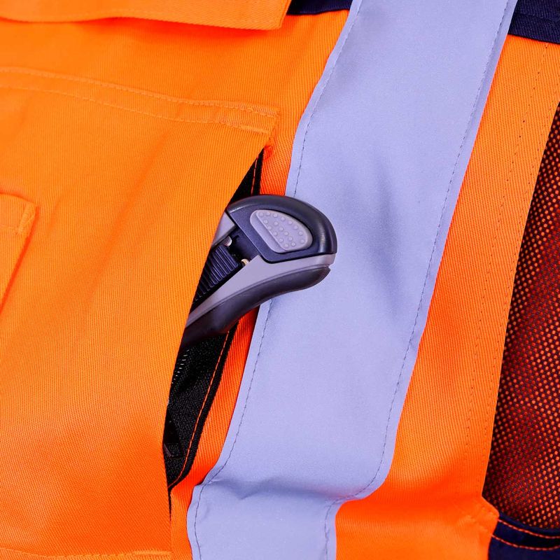 Chaleco-Geologo-Activex-Gabardina-Terra-Bicolor-Naranjo
