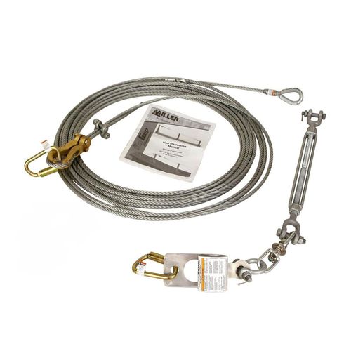 Línea de Vida Horizontal Temporal Honeywell Cable Acero 18 m
