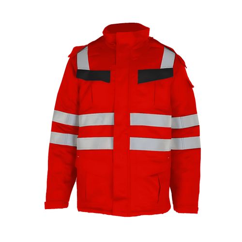 Parka Ignifuga Absolute Fire EN11612 + AS 39cal Roja