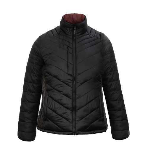 Parka Reversible Thinsulate Mujer Negro/Malva Z-3100