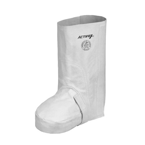 Polaina Soldador Cuero Con Velcro