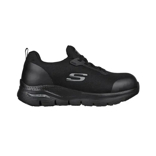 Zapatilla de Seguridad Skechers Evzan Negro Mujer