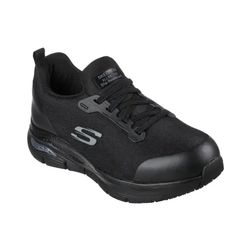 Zapatilla de Seguridad Skechers Evzan Negro Mujer