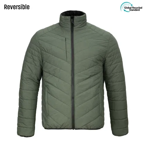 Parka reversible thinsulate hombre negro/verde Z-3000