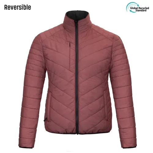 Parka Reversible Thinsulate Mujer Negro/Malva Z-3100