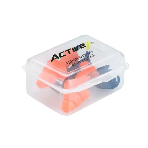Tapón Activex  Silicona C/Caja Y Cordón 24 dB