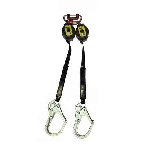 Retractil personal Miller doble Turbolite 1,80m gancho escala Alu-MTL-OHW2-28/6FT