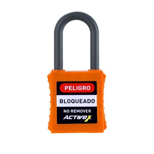 Candado Activex D31 Dieléctrico Naranjo