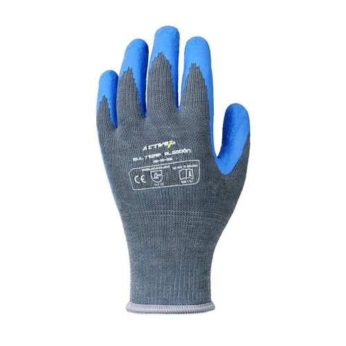 Guante Activex Multigrip Algodon/Latex Gris/Azul