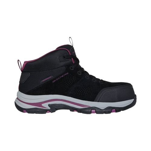 Botín Skechers Trego Negro Mujer