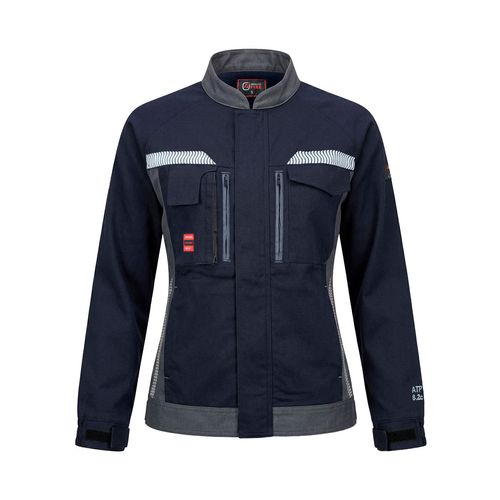 Chaqueta Slack Ignífuga NFPA + 13034 Azul Marino Mujer