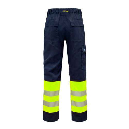Pantalón Activex HV-100 Bicolor Amarillo / Azul