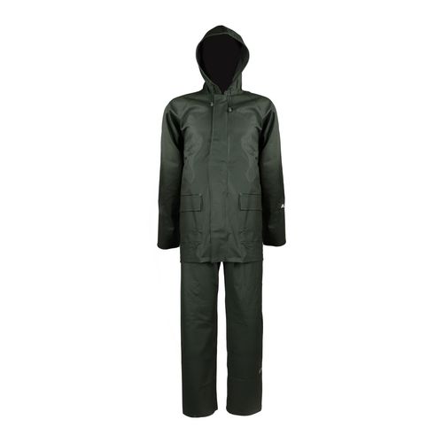 Traje Activex PU+PVC Chaqueta y Pantalon Verde