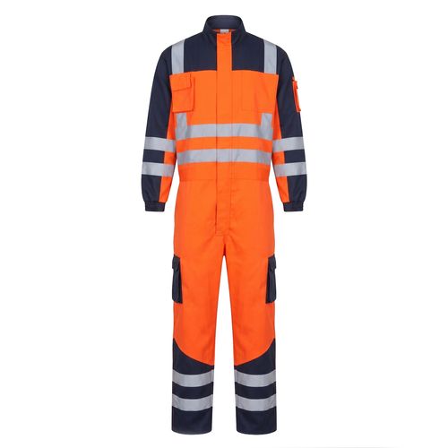 Overol Gabardina ACTIVEX Terra Bicolor Naranjo