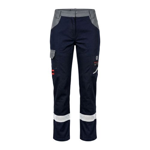 Pantalón Slack Ignífugo NFPA + 13034 Azul Marino Mujer